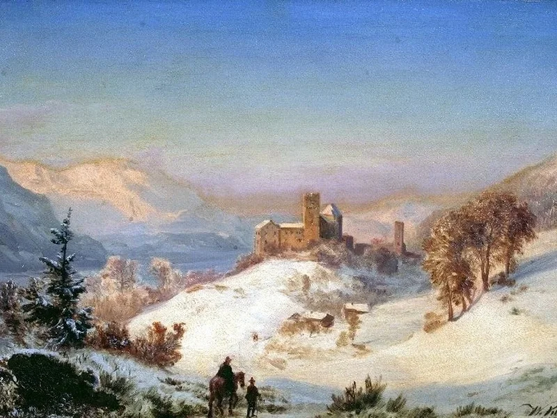 1821-Wilhelm Klein - Castello di Kropfsberg